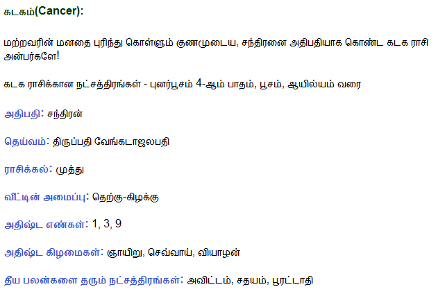 astrology tamil, tamil astrology, Monthly Free Horoscope 2014